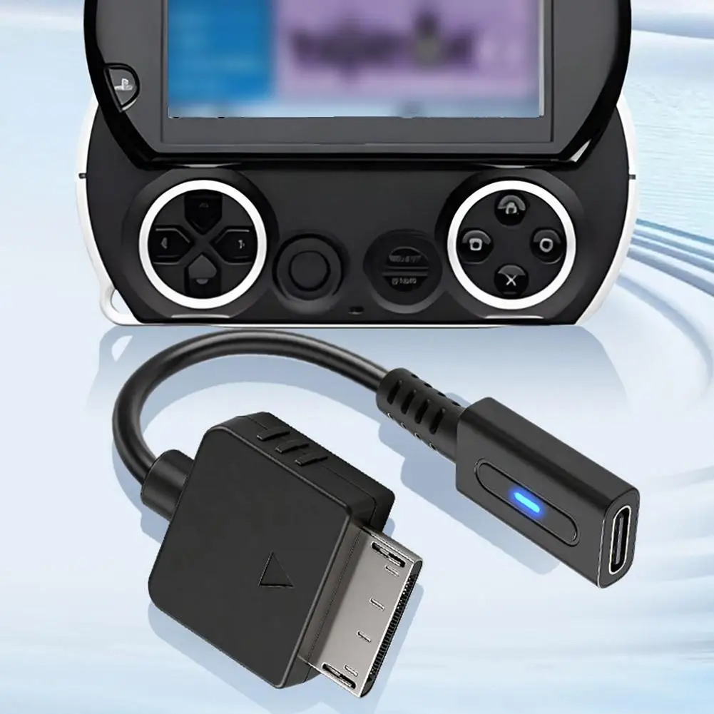 PD USB-C Kabel für PSP Go Controller Ladeadapter Typ C LED Konverterkabel für Sony PSP Go Spielkonsole Stromkabel Image