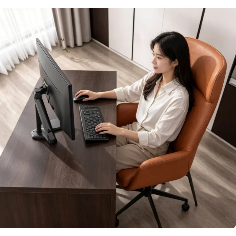Universelle Einzelmonitor-Tischhalterung, verstellbarer Computerbildschirmständer, passend für Monitore bis zu 32 Zoll, 19,8 Pfund, für Zuhause und Büro Image
