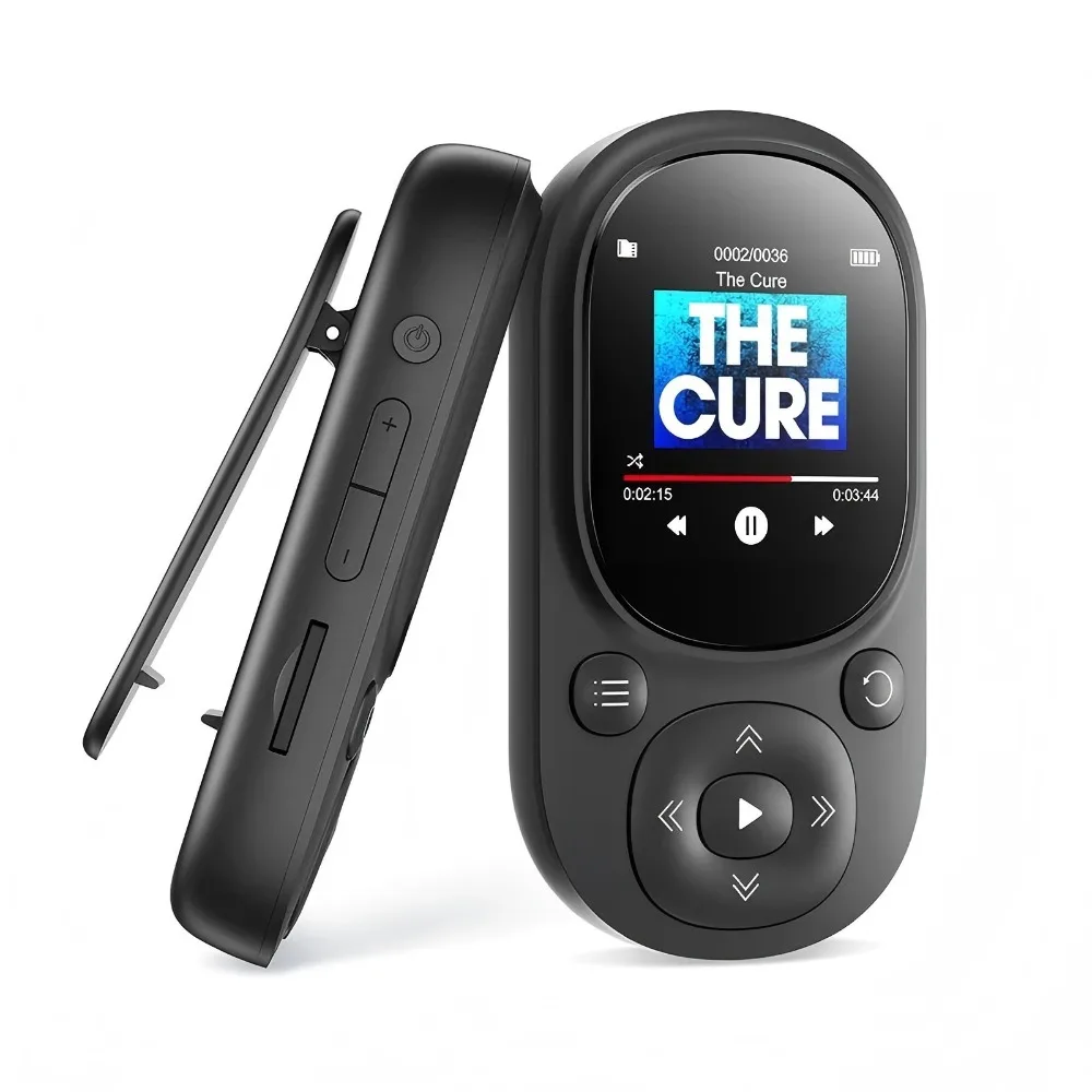 Lecteur MP3 Bluetooth avec Clip, Walkman, Spécial Étudiants, Mini Lecteur MP4