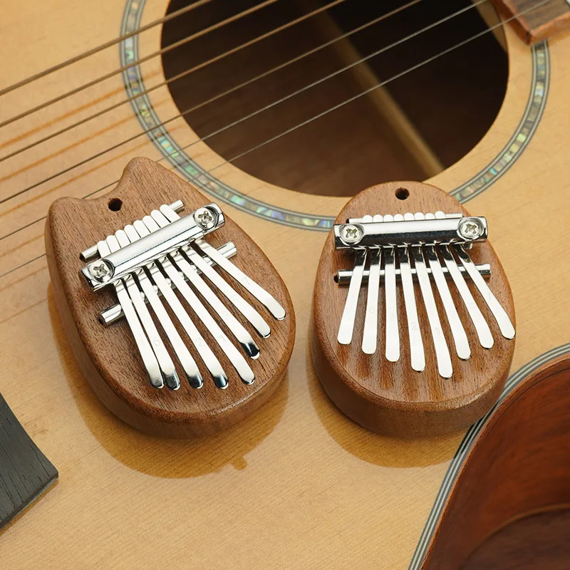 Auf Lager: 8-Noten Mini-Kalimba (Daumenklavier), Tragbares und leicht zu erlernendes Instrument Image