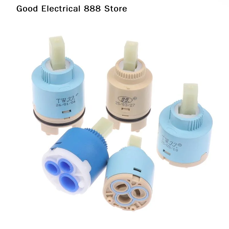 【GE】Cartouche de robinet mélangeur à disque en céramique, cartouche thermostatique, vanne à disque, cartouches en céramique en plastique PP pour mélangeur 35/40mm