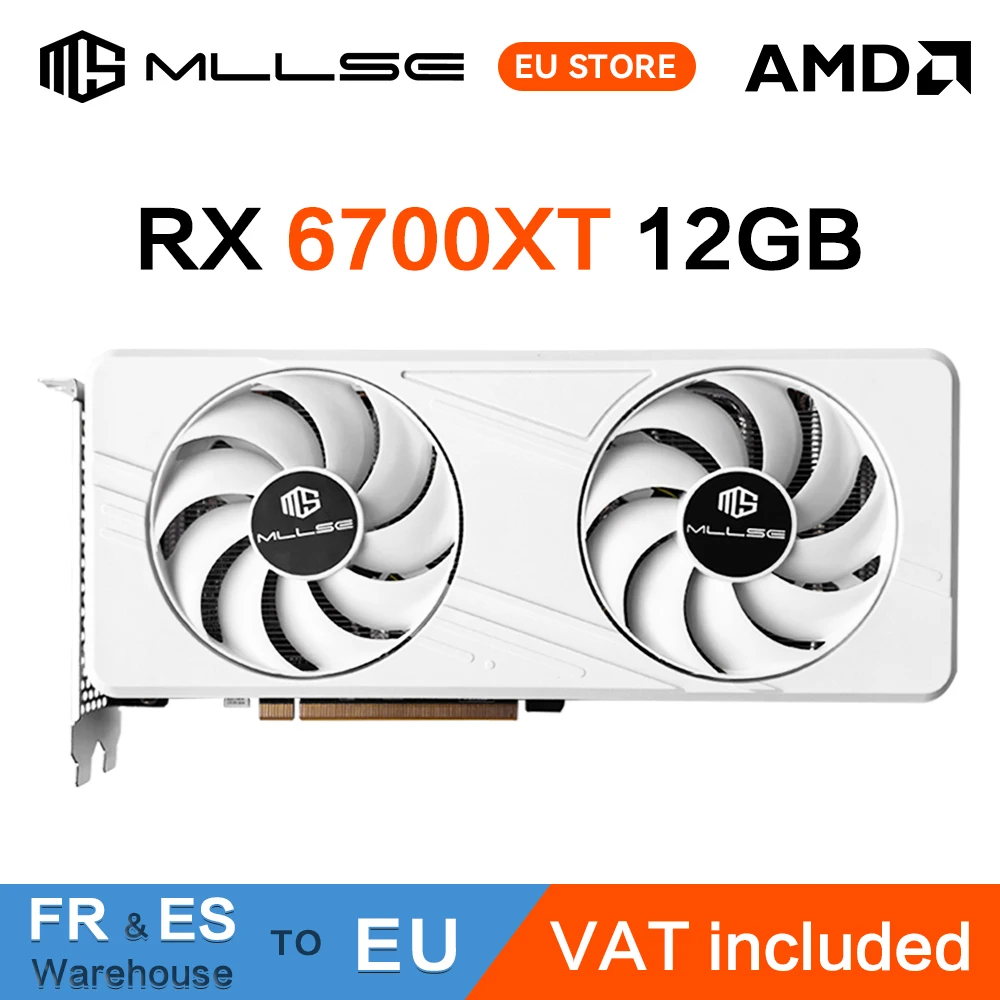MLLSE RX 6700XT 12GB Spiele-Grafikkarte GDDR6 192-Bit PCI-E 4.0 x16 6+8-Pin AMD Radeon GPU RX 6700XT Gaming-Grafikkarte Image
