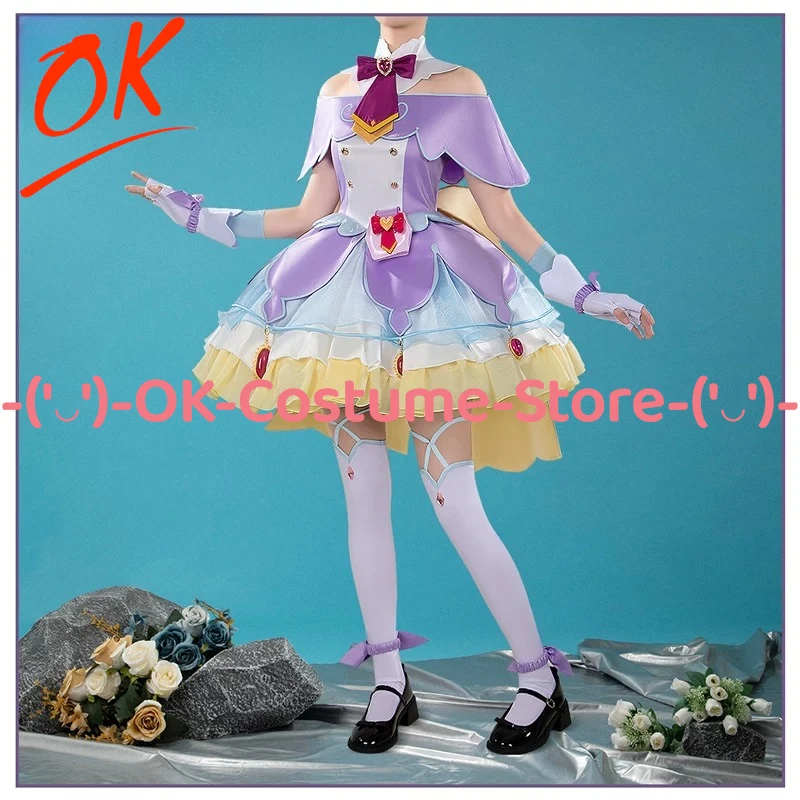 [Maßgeschneiderte Größe] Star Detective Precure Anna Akechi Cure Answer Cosplay Kostüm Kleid Outfit Halloween Karneval Party Uniform