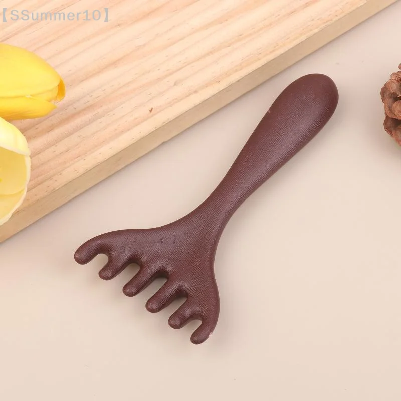 【SSummer10】Plastik-Meridian-Massagekamm, Gua-Sha-Werkzeug für den Körper, antistatischer 6-Klauen-Kopfmassagegerät zur Förderung der 【SS】 Image