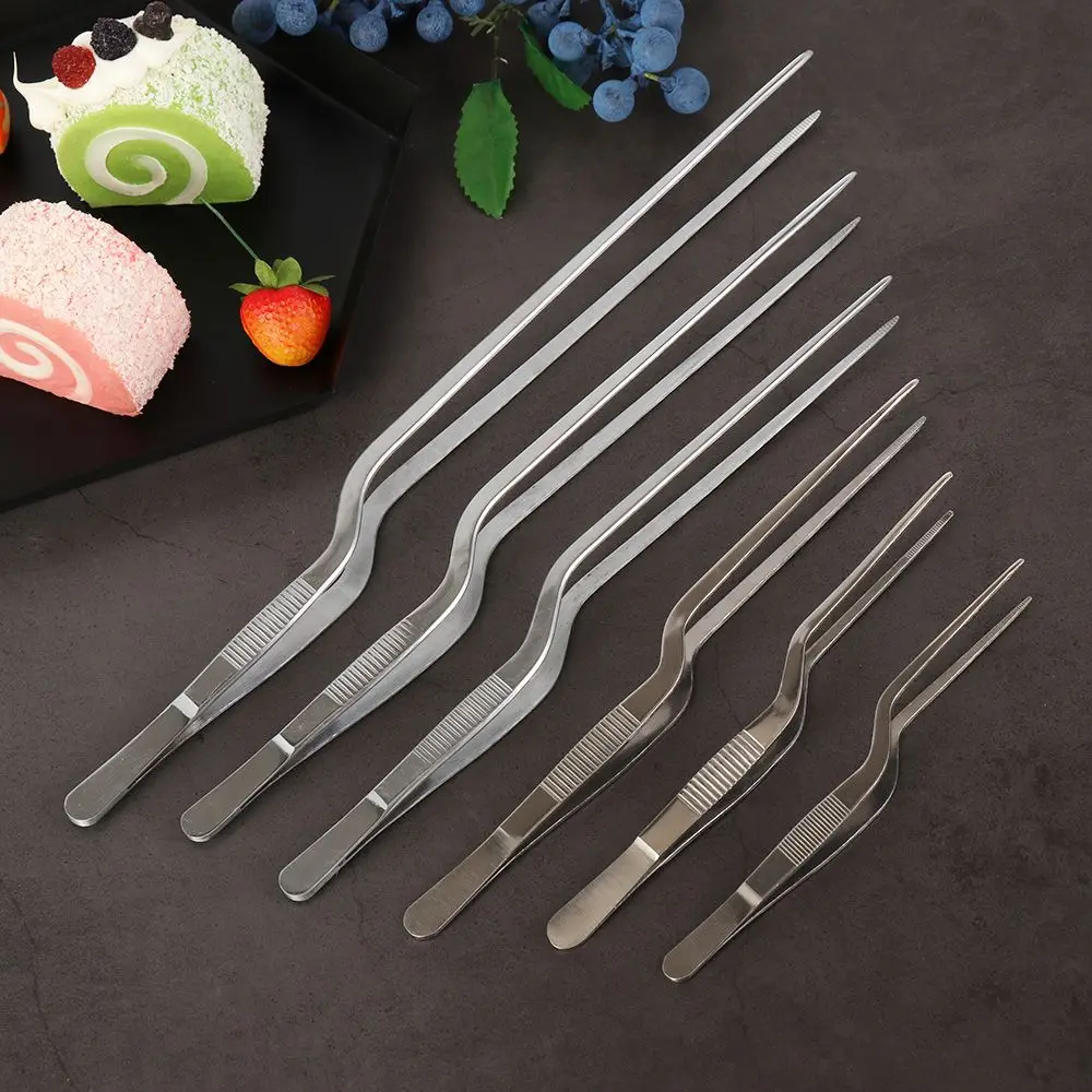 Meeres früchte Werkzeuge Küchen pinzette Zange mehrere Arten profession elle Koch beschichtung Edelstahl Koch Küchen werkzeug Grill Clip Image