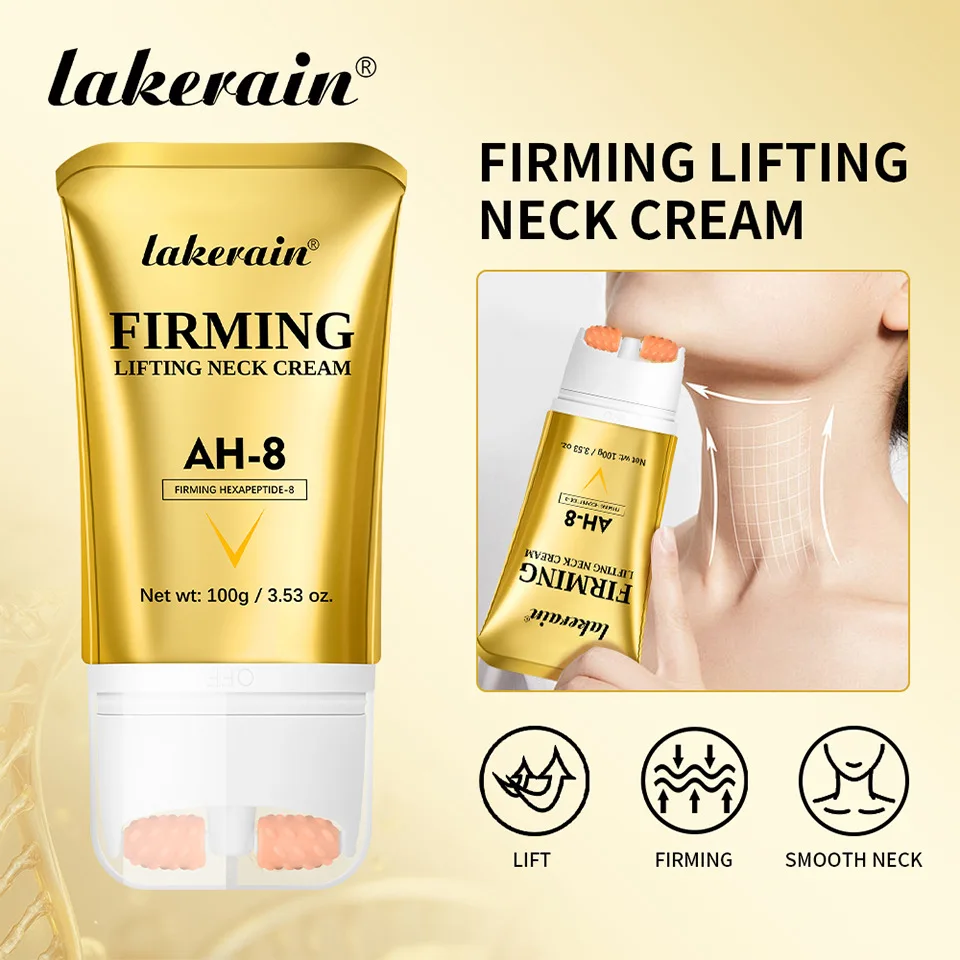 100g AH-8 Straffende und Lifting-Halscreme, Feuchtigkeitsspendende und Nährende Halspflegecreme Image