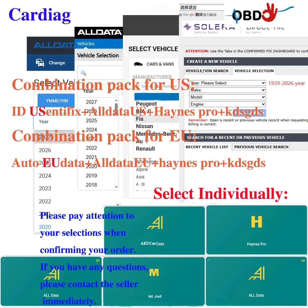 2026 Alldata Online-Konto für Alle Daten Vollpaket Auto EU-Daten Haynes PRO Werkstatt Auto-Reparatur-Software Unterstützt Mobile Login Image