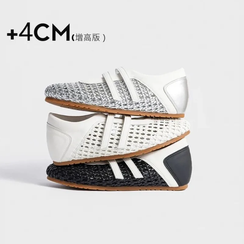 Französische gewebte, atmungsaktive Mary Jane Sneaker für Damen – Neue vielseitige Sommerschuhe 2026 Image