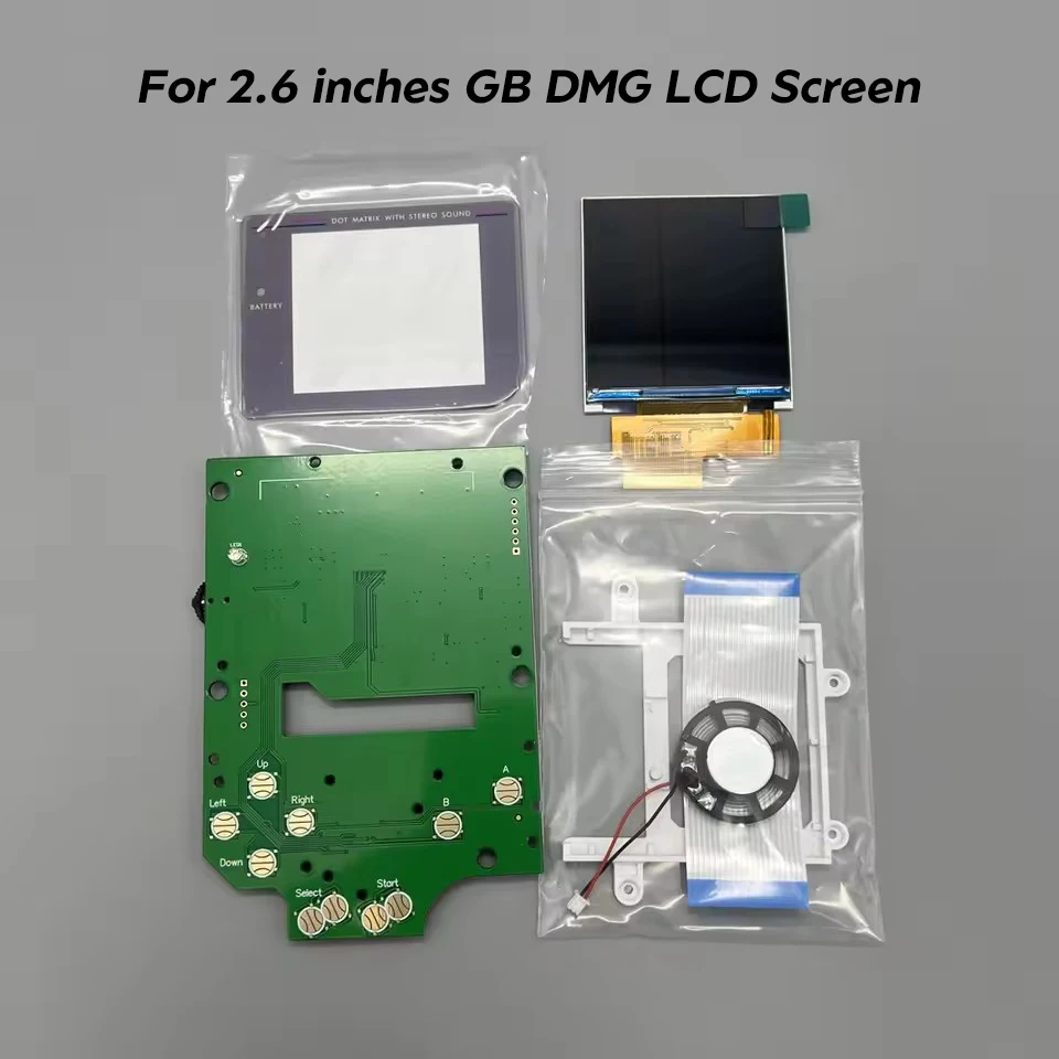 2,6 Zoll DMG GB Hochhelligkeits-LCD für Gameboy GB, GB IPS LCD-Bildschirm. Einfache Installation, Plug-and-Play Image