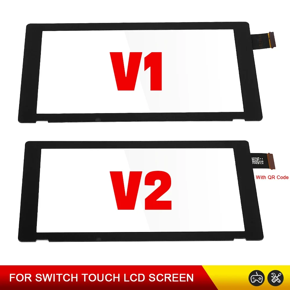 Ersatz-Display-Digitizer (alte Version / V1) schwarz mit Code / V2 Touchscreen für NS Switch Konsole für Switch-Zubehör Image