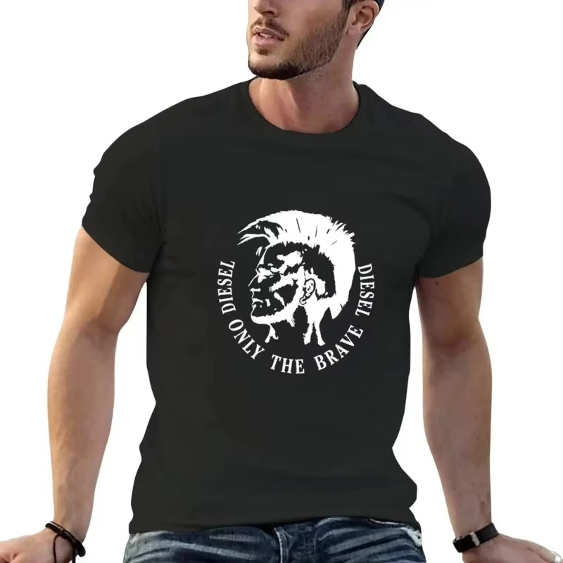 Herren Baumwoll-T-Shirt Komfortabler Rundhalsausschnitt Bedruckt Große Größen Unisex-Kleidung Harajuku Retro Lässige Streetwear Herren-T-Shirts