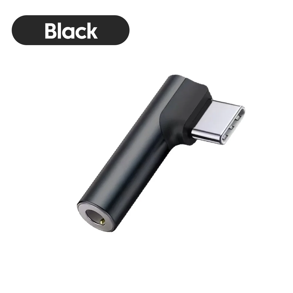 Typ-C zu 3,5mm Klinke Kopfhörer-Audio-Adapter Konverter L-förmig für Mobiltelefone Android Samsung Huawei Image