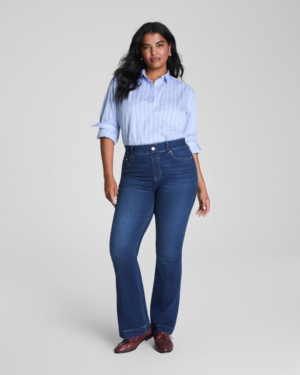 Shape Everywear Flare Jeans, Poseidon - Blue - Spanx Jeans