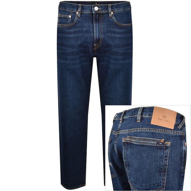 Relaxed Tapered Jeans Dark - Blue - Paul Smith Jeans