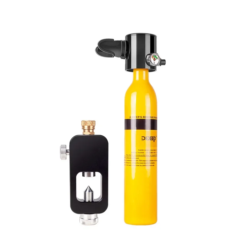 DIDEEP Scuba, Mini-Sauerstoffflasche zum Tauchen, Unterwasser-Atemgerät, Schwimmausrüstung, Atemsauerstofftank Image