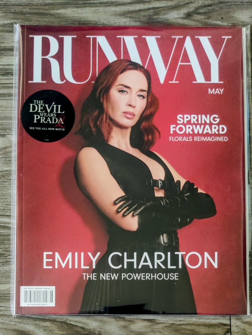 Disney Other | Devil Wears Prada 2 Movie Promo Fashion Magazine "Runway" New | Color: Black/Red | Size: Os
