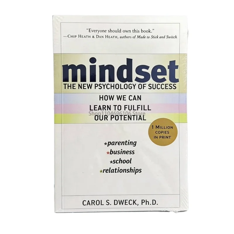 Mindset: Die neue Psychologie des Erfolgs, englisches Buch von Carol S. Dweck, inspirierendes Buch zur ausländischen Literatur Image