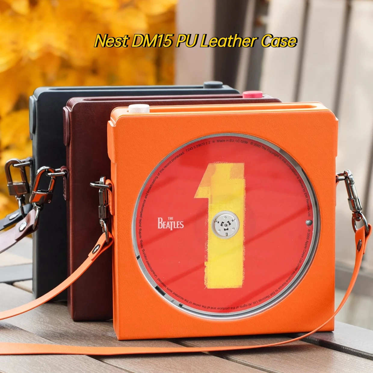 FiiO Nest DM15 PU-Ledertasche, rutschfest und verschleißfest, personalisierbarer Stil, CD-Player, zarte, umfassende Schutzhülle Image