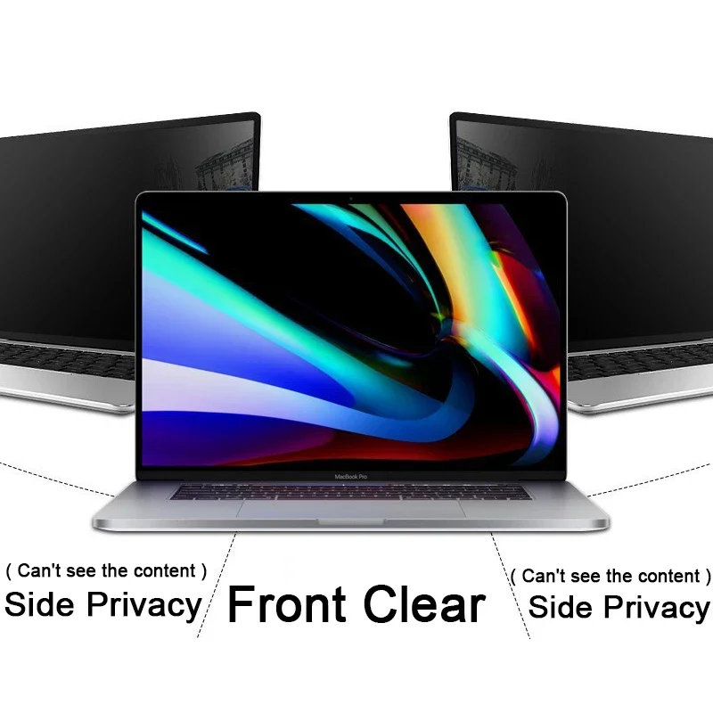 Datenschutz-Displayschutzfilter für Laptop 14 15,6 12,5 13 16 17 Zoll Notebook PC Computer Anti-Spionage-/Blickschutzfolie Mattfolie Wasserdicht Image