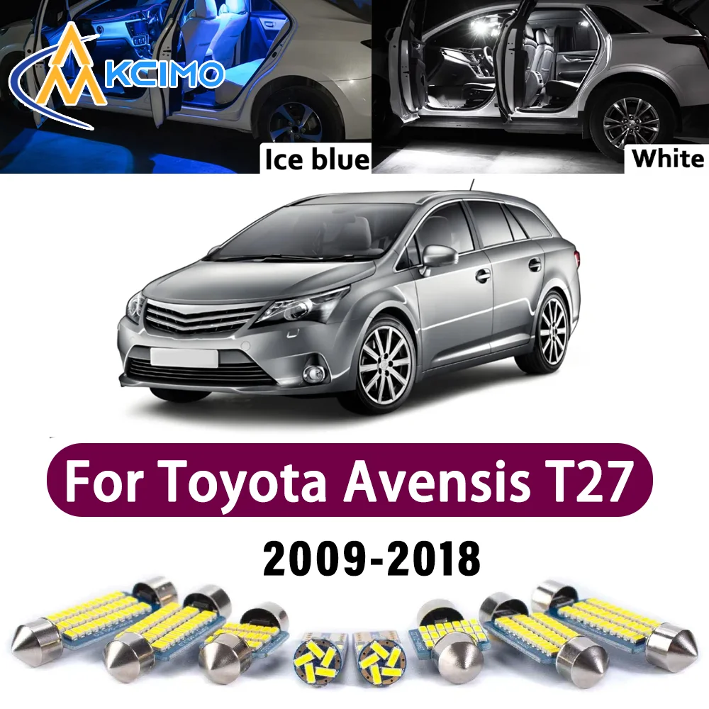 Neue Canbus-Kennzeichenbeleuchtung für Toyota Avensis T27 2009–2018, Premium, einfache Installation, helle LED-Innenspiegel-Leseleuchten Image