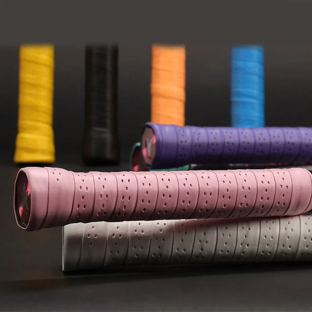Langlebiges, rutsch festes, verdicktes Badminton schläger handtuch band Schweiß absorbieren des Klebeband Badminton schläger griff Gürtel Tennis handtuch griffe Image