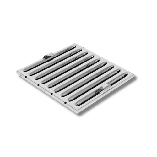 VM Europa Flammschutzfilter 400x400mm Typ A Edelstahl nach DIN 18869-5 zertifiziert für Gastro Abzugshaube: 6x Filter Typ A Image