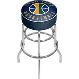 Trademark Global NBA Swivel Bar Stool Upholstered in Gray | 31 H x 20 W x 20 D in | Wayfair NBA1000-UJ