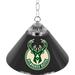 Trademark Global NBA 1 - Light Pool Table Light Cone Pendant, Metal in Black | 13.5 H x 14 W x 14 D in | Wayfair NBA1200-MB