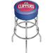 Trademark Global NBA Swivel Bar Stool Upholstered in Gray | 31 H x 20 W x 20 D in | Wayfair NBA1000-LAC