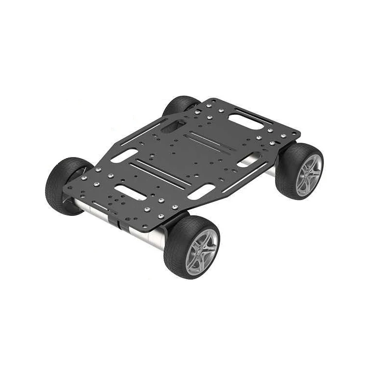 5KG Load 4WD Electric Car Coding Motor Intelligent Car Four-Wheel Drive Wheel Encoder Metal Car Chassis for Programmable Robot