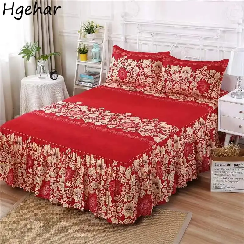 Sheets Fashion Modern Bedspread Comfortable Skin-friendly Simple Students Mattress Household Queen King Size Bed Cover Dustproof