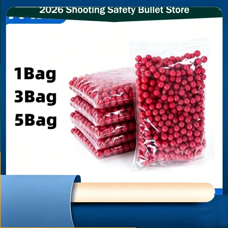 2028cool 500 pièces/sac Balles en caoutchouc rondes souples de 7 mm, haute élasticité, durables, accessoires de jeu sûrs pour les jeux en plein air