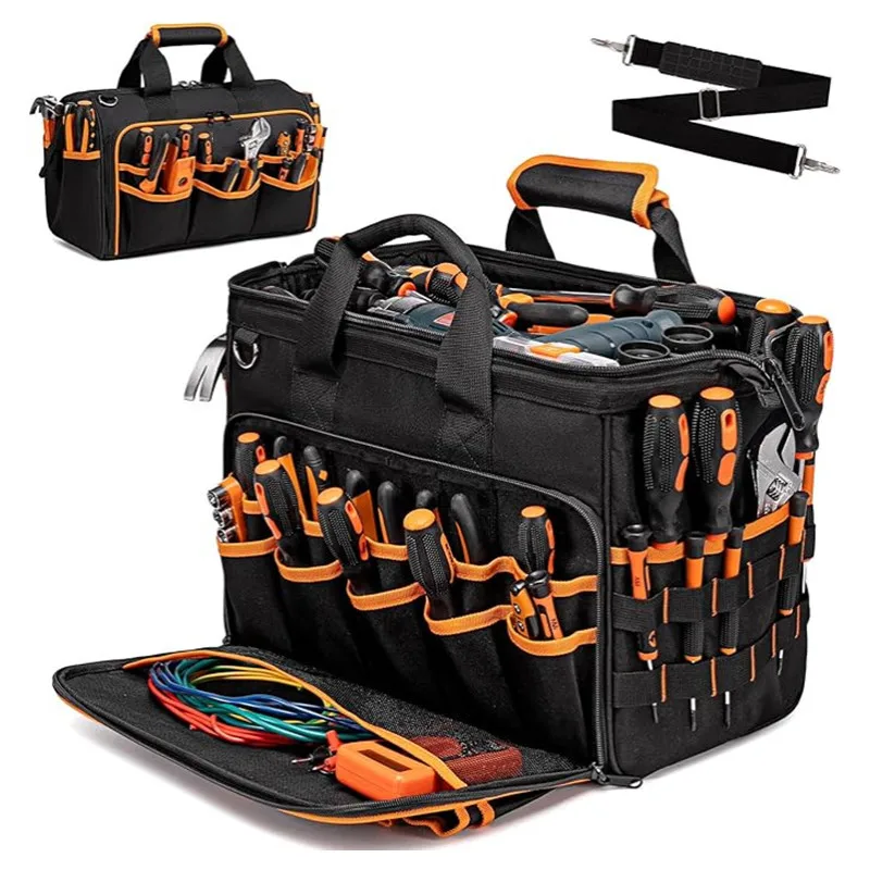 Sac à outils DGEV, organisateur de sac à outils, sac à outils pour électricien, sac à outils, porte-outils, sacs à outils pour électriciens