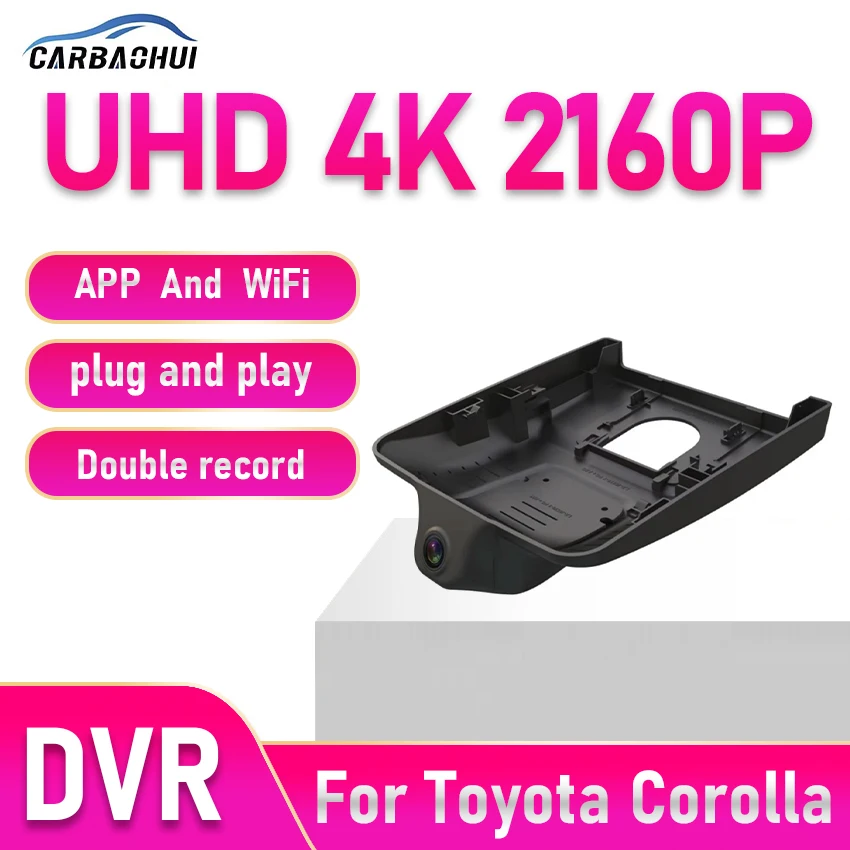Für Toyota Corolla E210 12. Generation (Hatch & Limousine) Altis 2020-2025 Plug and Play Auto DVR Dash Cam Fahren Recorder UHD 2160P Image