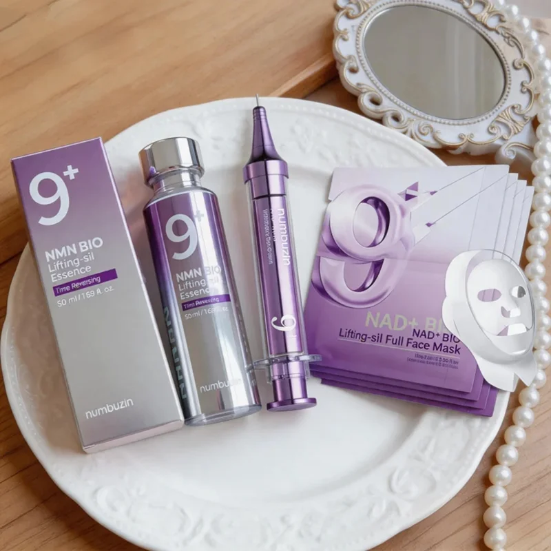 Numbuzin No.9 NAD+ Bio Lifting Essenz/Maske/Augencreme Revitalisierend Tiefenwirksam Feuchtigkeitsspendend Mildert Feine Linien Repariert die Hautbarriere Image