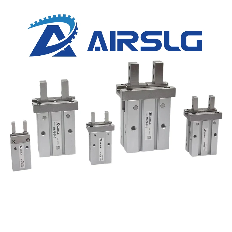 MHZ2 Pneumatischer Greiferzylinder Parallel-Fingerzylinder Doppeltwirkender Aluminiumlegierungs-Greifer für Automatisierung MHZ2-10D MHZ2-32D Image