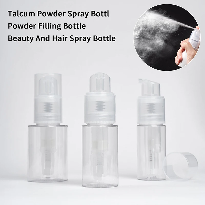 【18/60/80/120 ml Pulverzerstäuberflasche, Barber-Talkum-Emulsions-Sprühflasche, Reisebehälter, Lotion-Spenderflasche】 Image