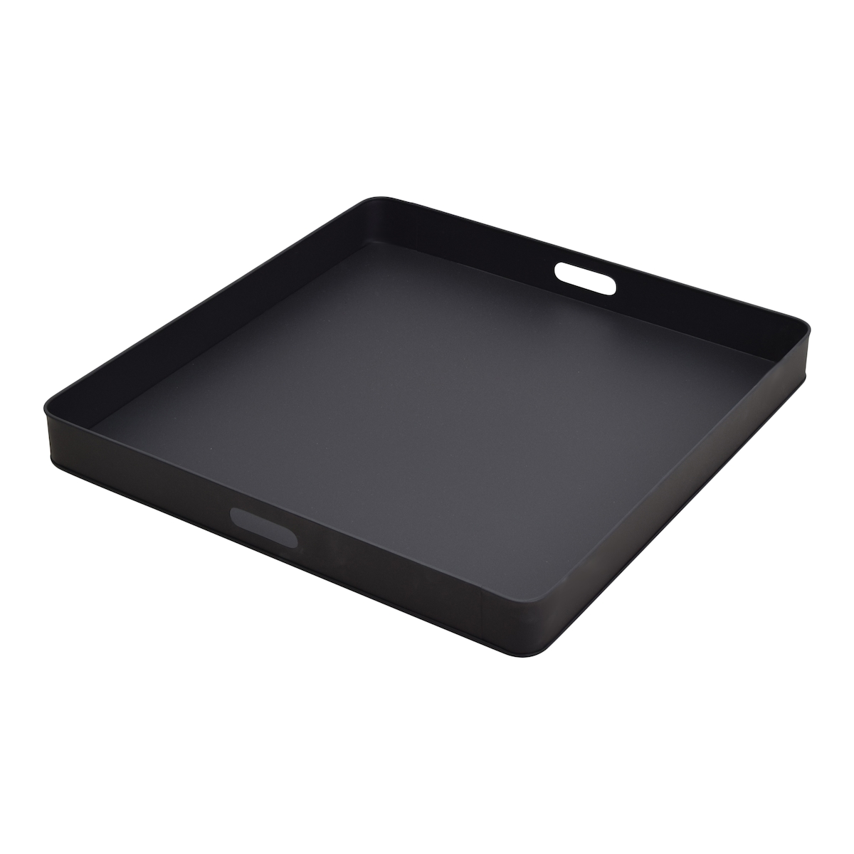 LOFT42 Tablett Tablett aus Metall - Schwarz - 60x60 Image