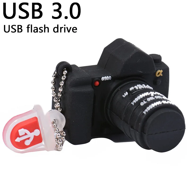 Hochgeschwindigkeits-USB-3.0-Flash-Laufwerk 32GB CARTOON 64GB USB-Stick 16GB 4GB Speicherkarten Mini-USB-Stick 128GB Kamera-USB-Stick Image