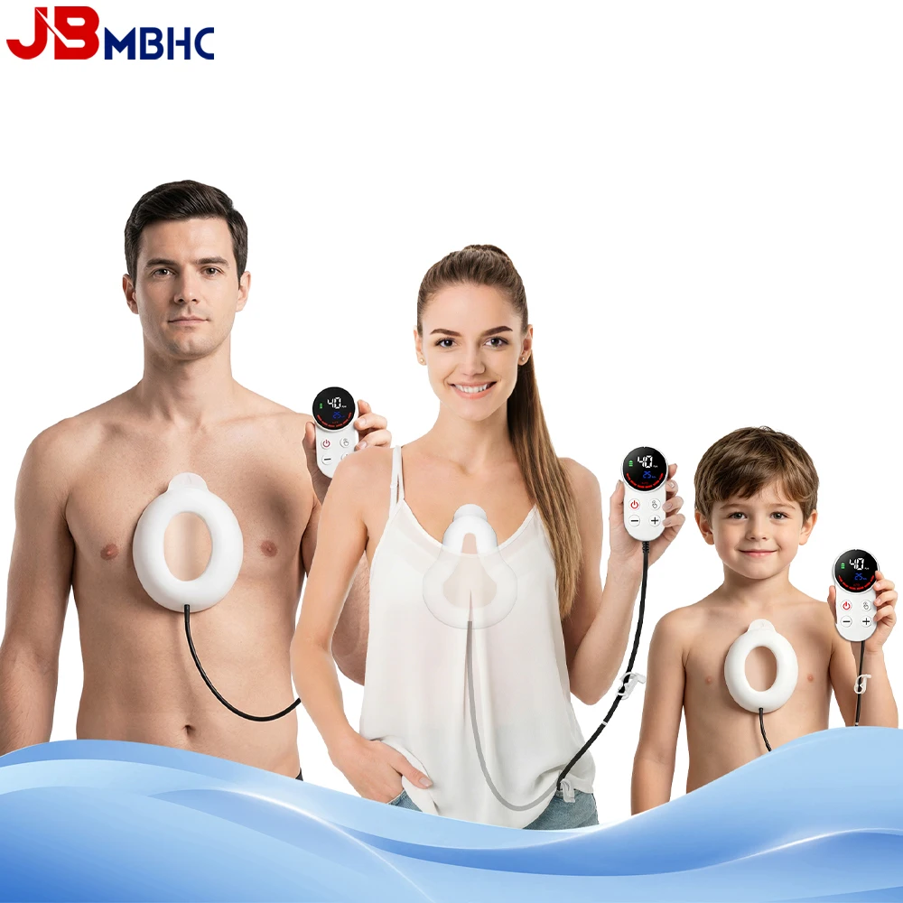Pectus Excavatum Vakuumglocke mit automatischer Pumpe, Pectus Excavatum Orthese zur Unterstützung bei versunkenem Brustkorb und Thoraxdepression Image