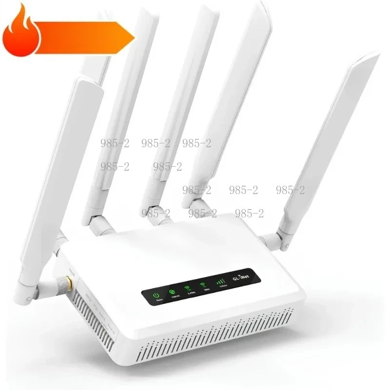 Haushalts-RV 5G WiFi 6 Router, Abnehmbare Antennen Dual-SIM Mobilfunk-Gateway IoT-Gerät Image