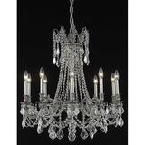 Elegant Lighting Rosalia 28 Inch 10 Light Chandelier - 9210D28DB-RC