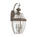 Generation Lighting Lancaster 23 Inch Tall 3 Light Outdoor Wall Light - 8040-71