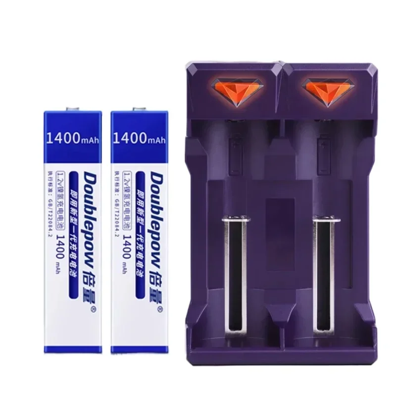 1,2 V 1400 mAh 7/5F6 wiederaufladbare Batterien Ni-MH-Akku für Walkman tragbarer CD-MD-Player UK201 Ladegerät Image