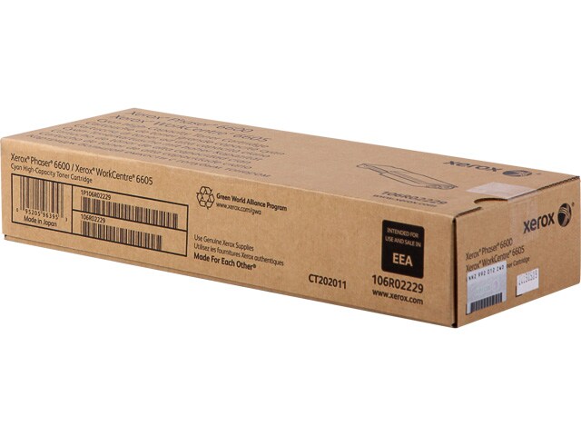 Laser/Kopierer XEROX 106R02229 XEROX PH6600 TONER CYAN HC Image