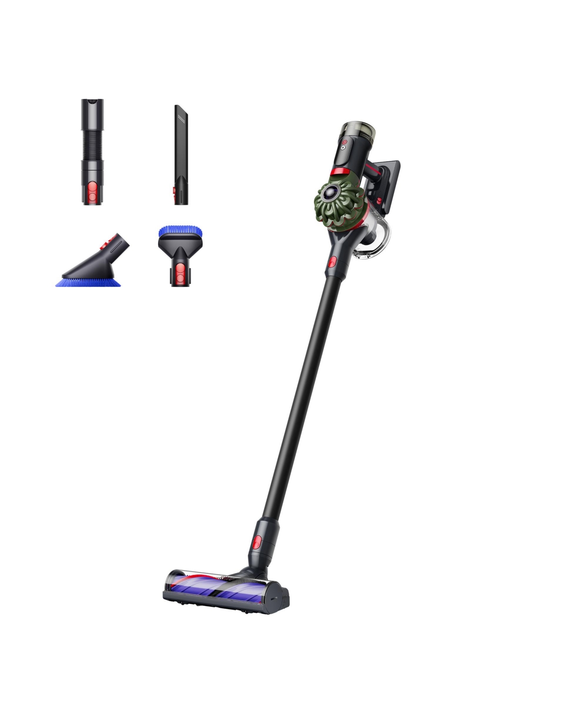 Dyson V8 Cyclone + Car Cleaning Kit cordless vacuum | Black/Khaki - Black/Khaki