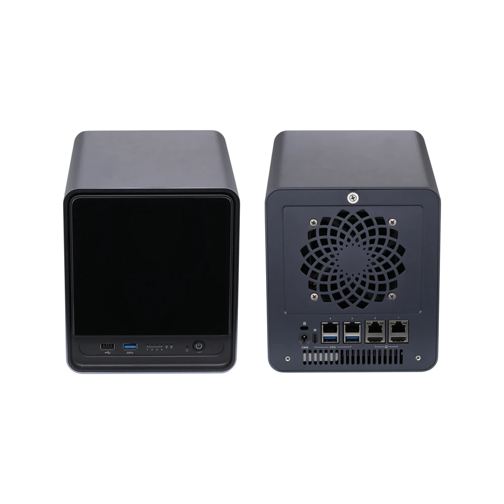 Mini-PC Q31051DS I5 10210U DDR4 3200MHz Unterstützt 2,5/3,5 Zoll HDD*4 M.2 2280 NVMe Desktop NAS 2,5G LAN Spiele Büro DIY Computer Image