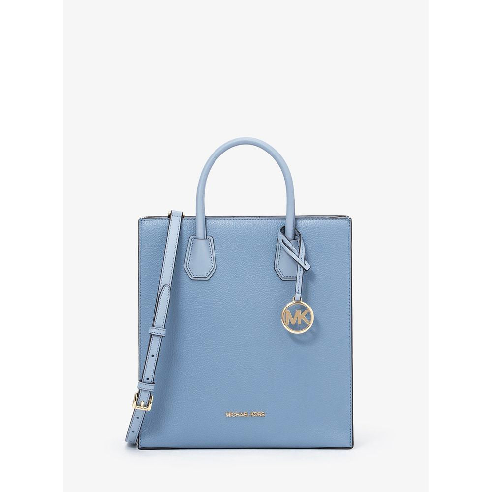 Michael Kors Blaue Lederhandtasche Einheitsgröße