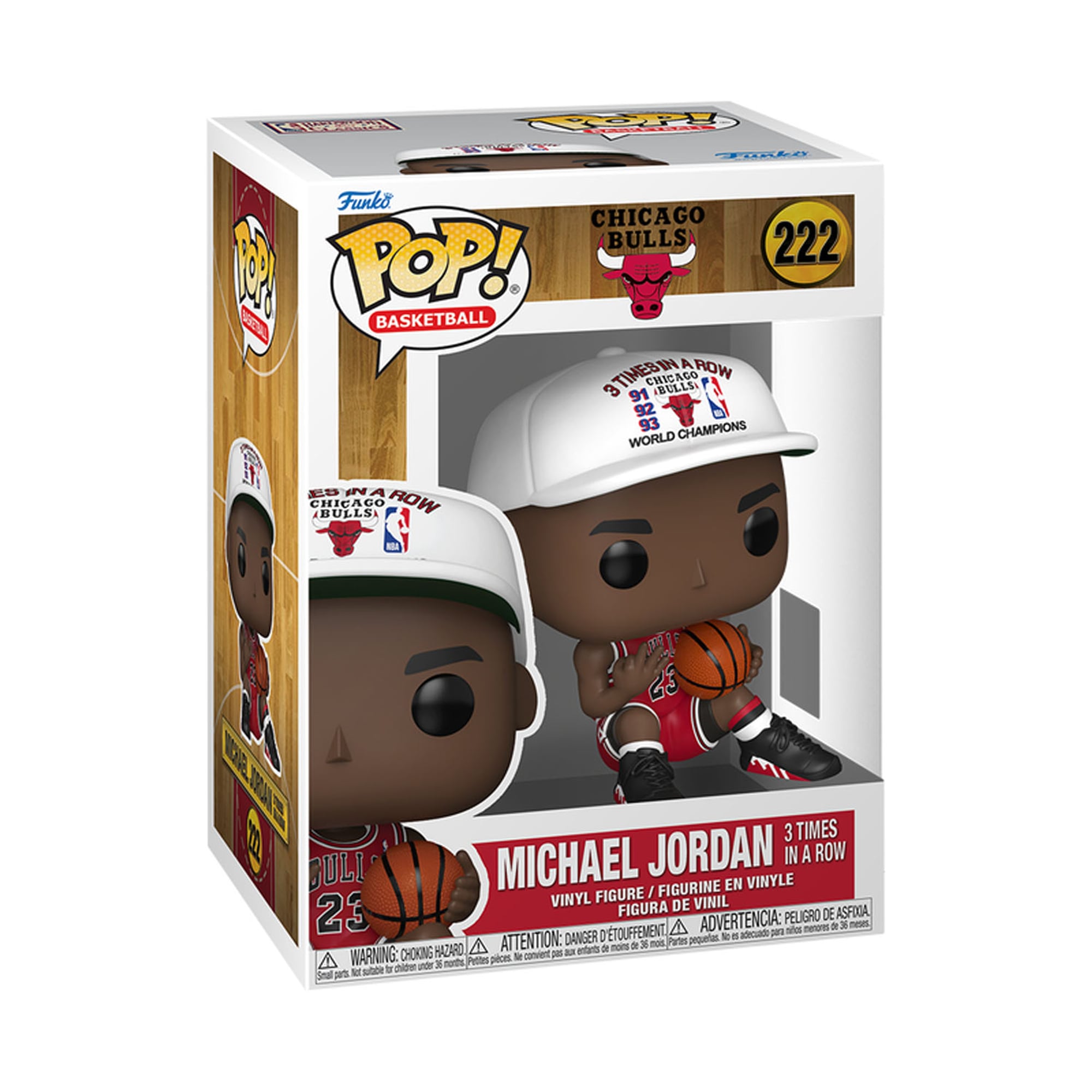 Chicago Bulls POP NBA : Bulls - Michael Jordan (3 fois de suite) - No Gender Taille: One Size Only