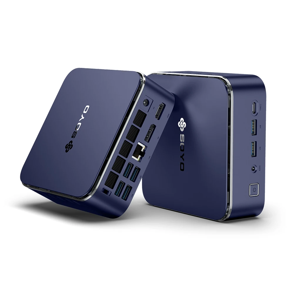 SOYO M5 Mini-PC Ryzen 3 4300U 16G DDR4 RAM 4266MHz 512GB M.2 SSD Dual 4K Display HDMI-kompatibel DP Type-C WiFi Mini-Computer Image